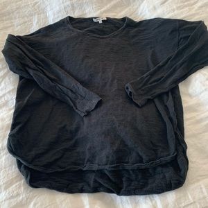 MADEWELL- Blk, crewneck, cotton sweater
